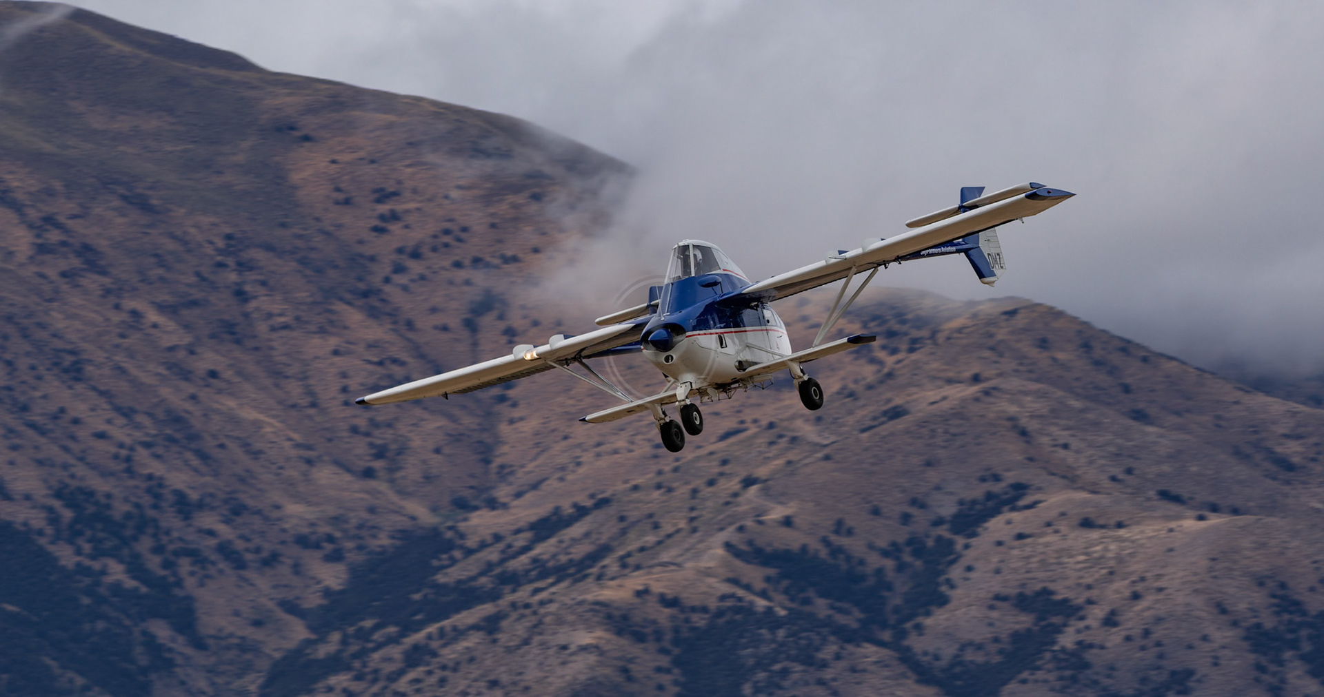 Transavia PL-12U Airtruk [ZK-DMZ] on display at Warbirds over Wanaka, New Zealand