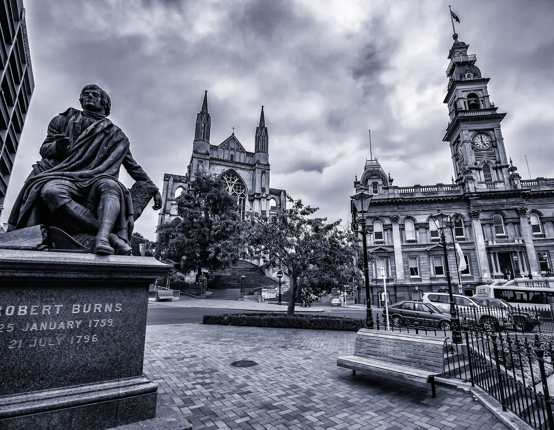 Town Centre in Dunedin, New Zealand