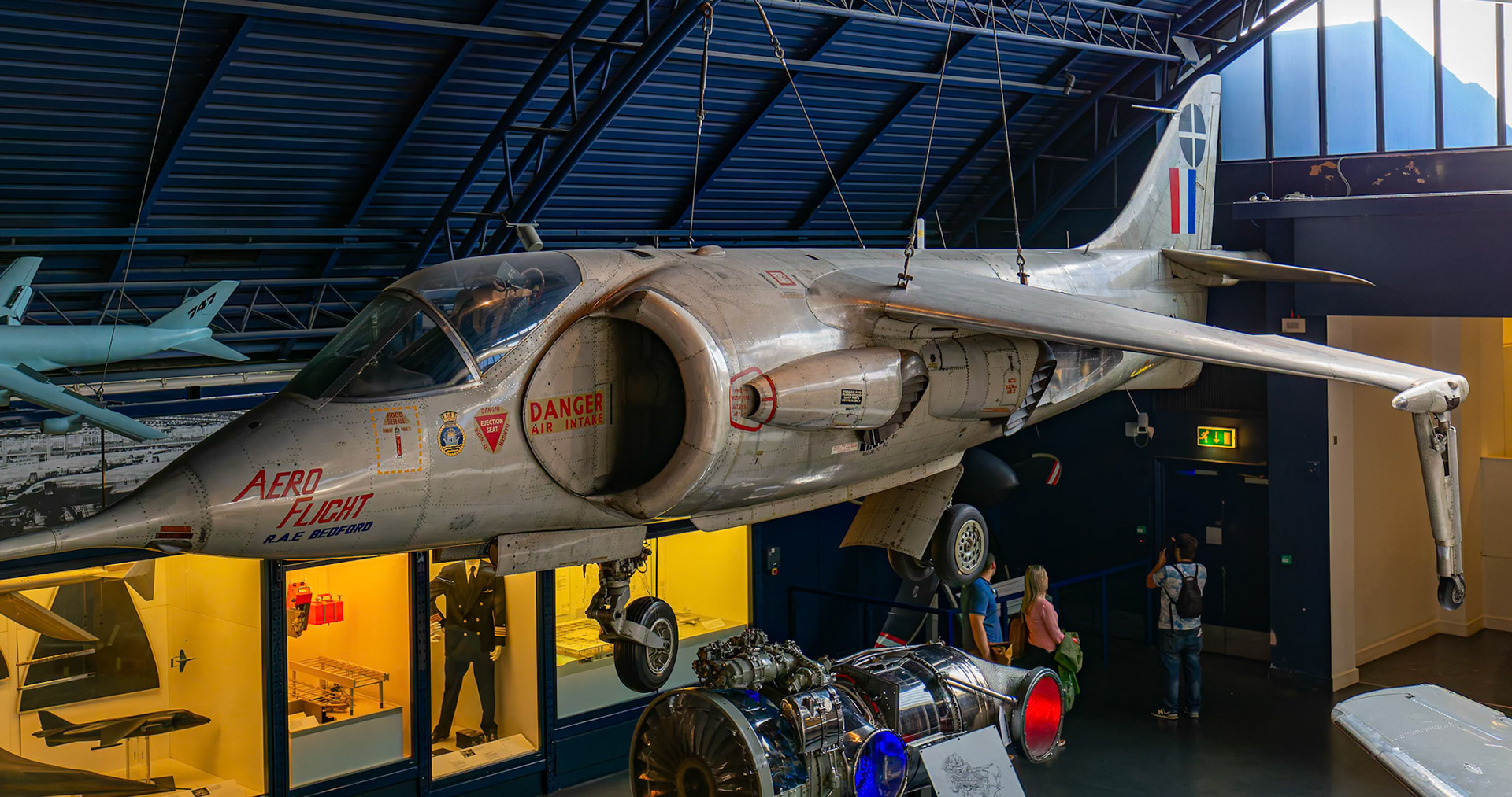 Hawker P.1127 (XP831) VSTOL Experimental Aircraft on display in the Science Museum, London