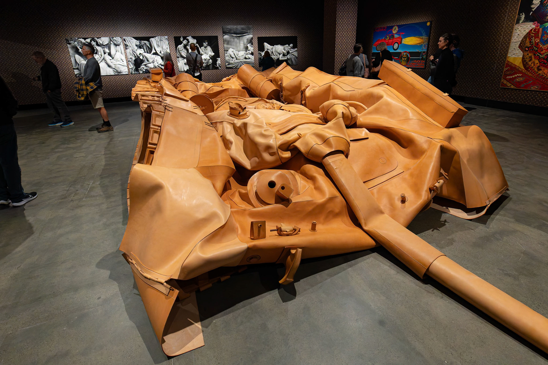 Tank Project by He Xiangyu 2011-2013 display inside the Museum of Old and New Art (MONA) in Hobart, Tasmania
