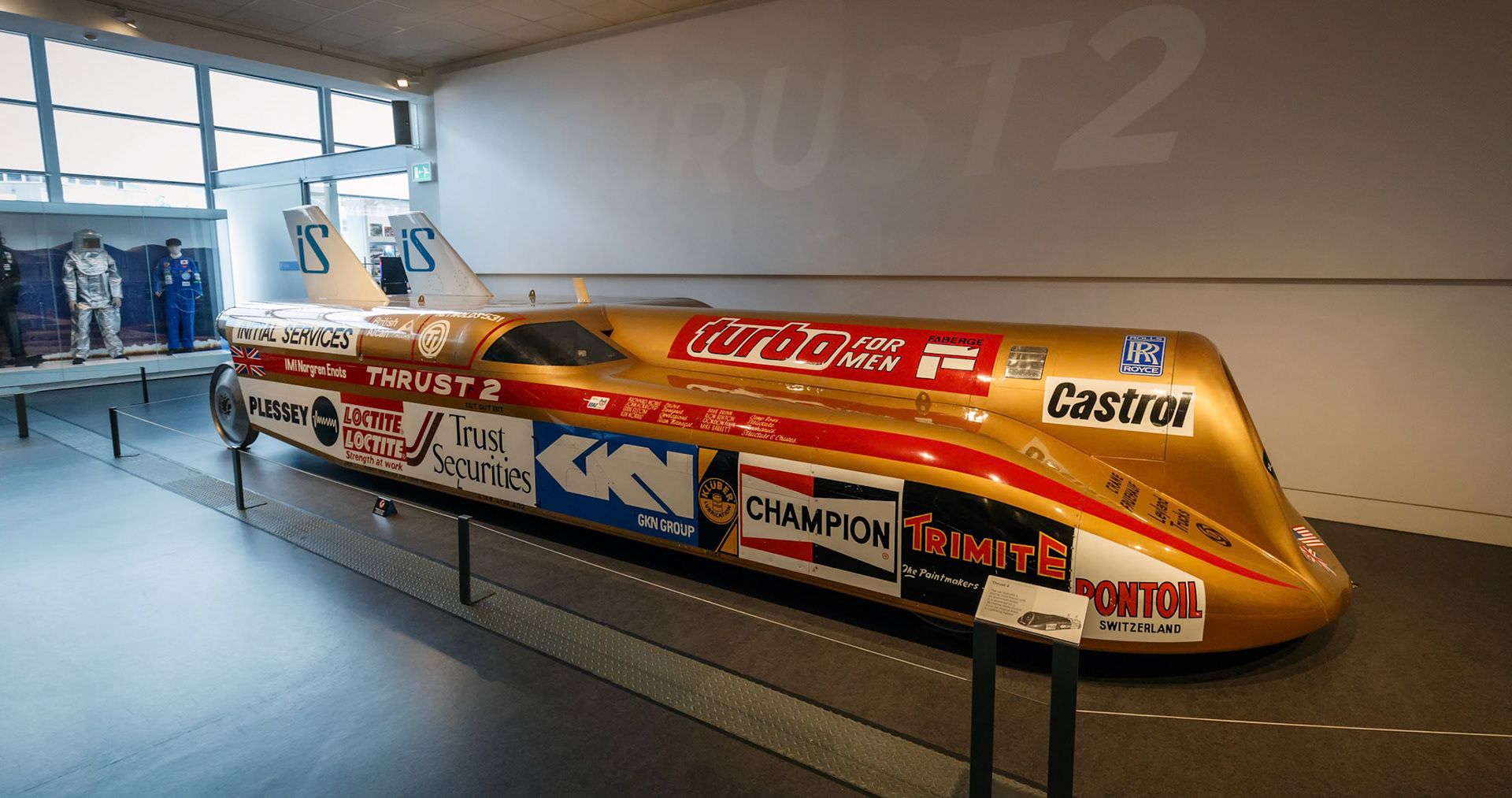 Thrust 2 at the Coventry Transport Museum in Coventry, England