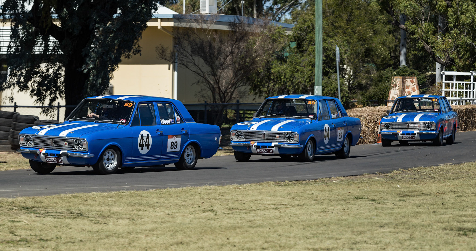 Car 89 - 1970 Ford Cortina MkII, driven by Mark Wood at the Leyburn Sprints, Australia