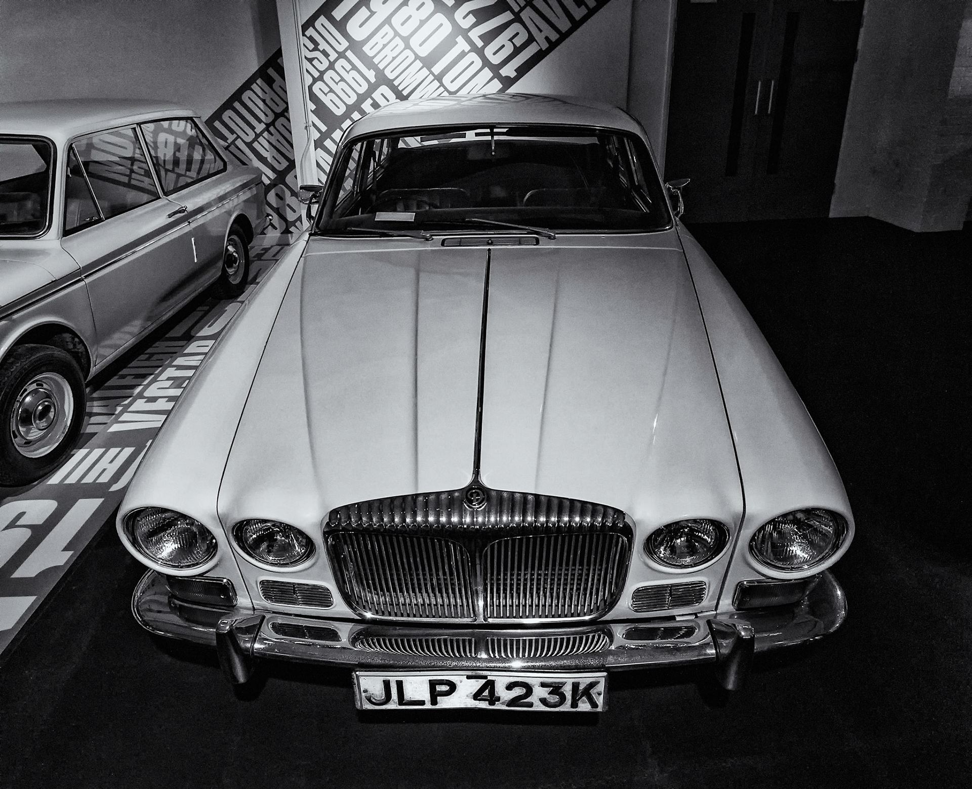 1972 Daimler Sovereign XJ6 Saloon at the Coventry Transport Museum in Coventry, England