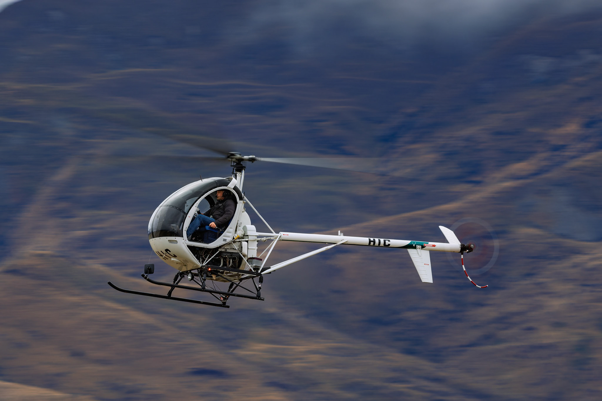 Robinson R22 Beta II [ZK-HIC] on display at Warbirds over Wanaka, New Zealand