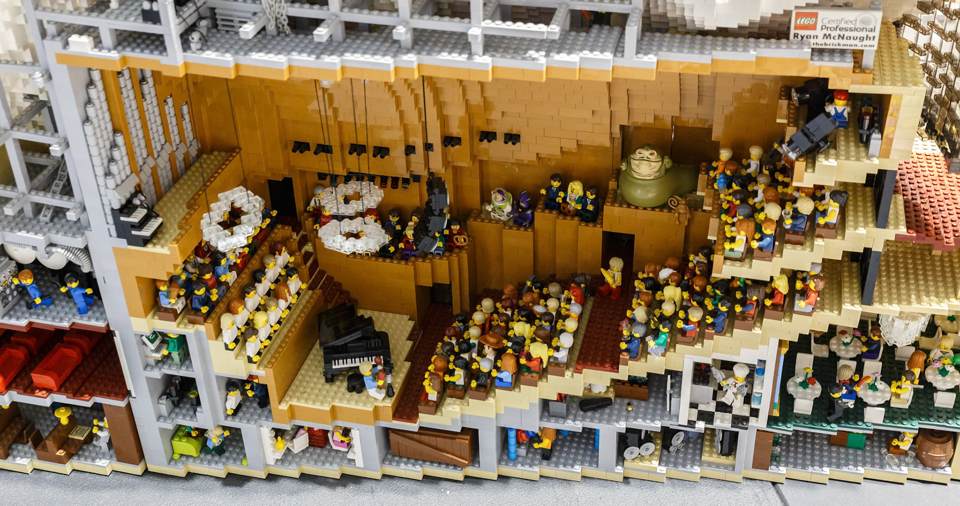 Sydney Opera House Lego Creation at the Brickman Experience at the Gold Coast, Australia