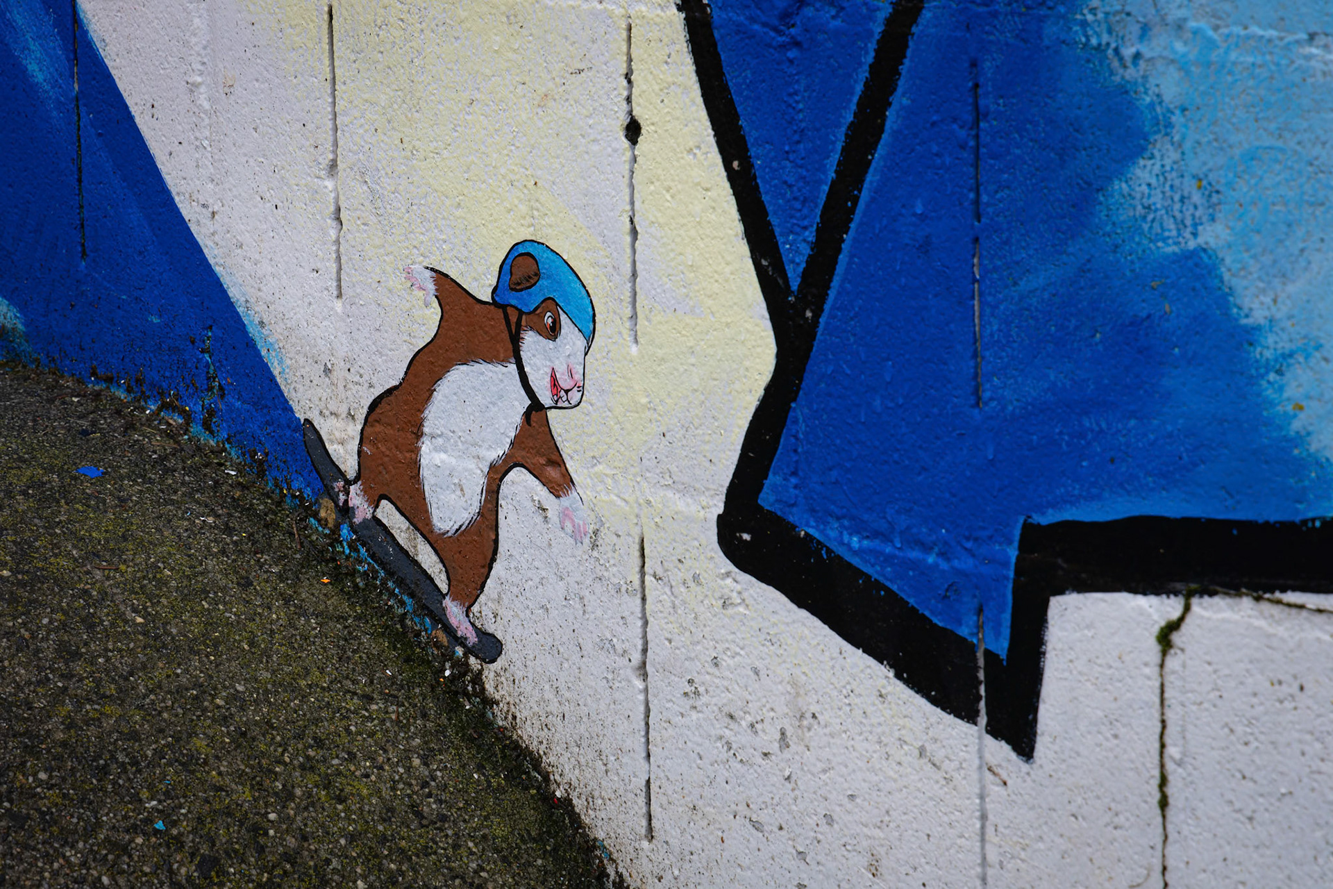 Street Art around Sheffield in Tasmania, Australia