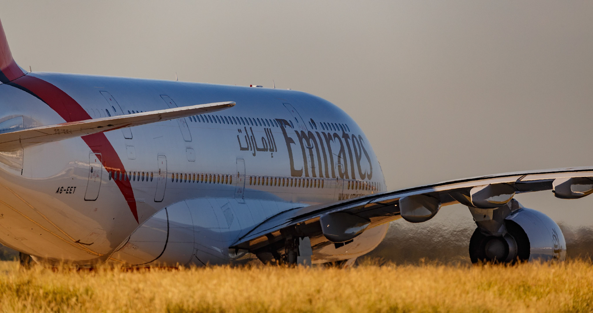 Emirates Airbus A380-861 [A6-EET] Arriving from Dubai, at Brisbane International Airport, Australia