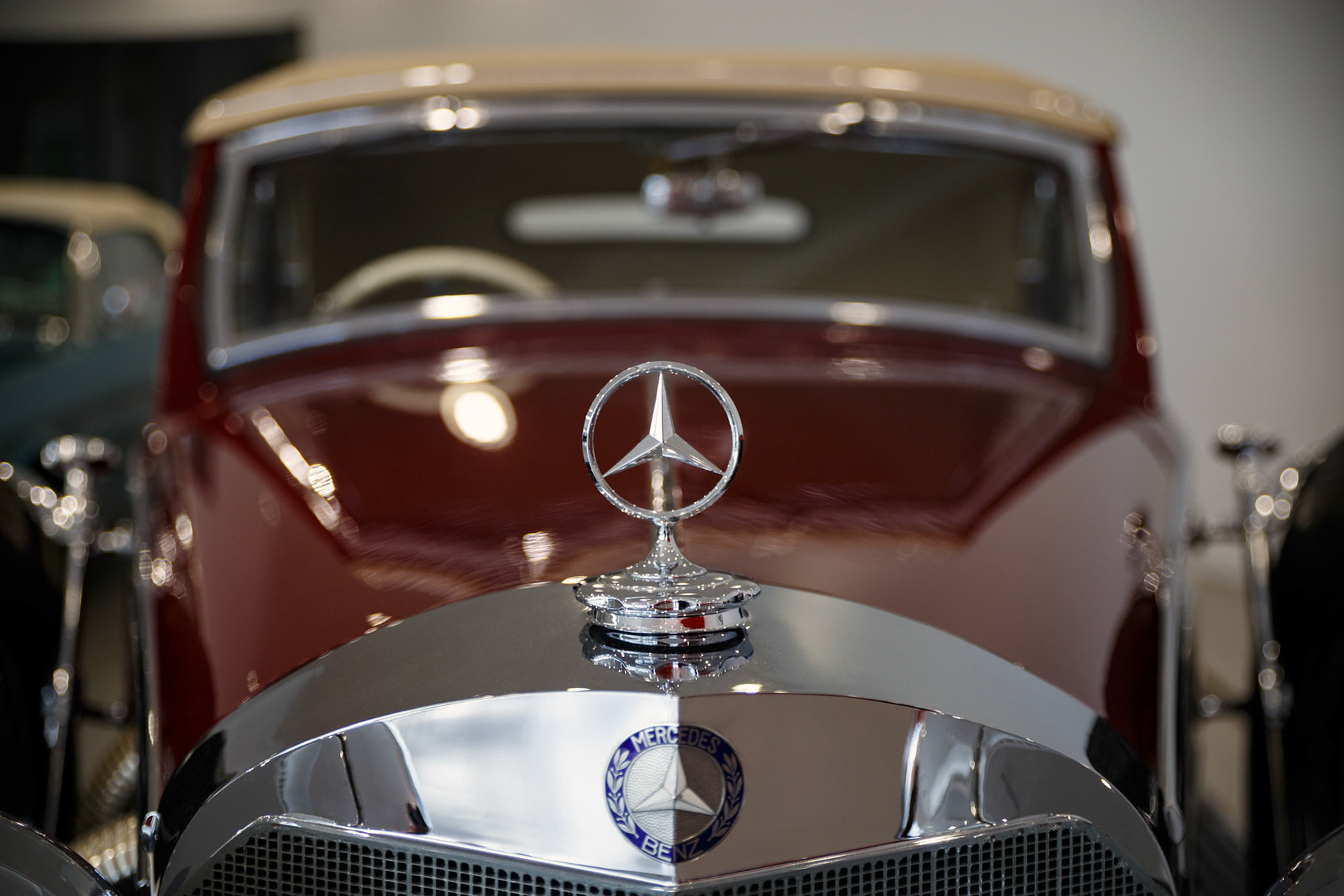 1935 Mercedes 540K Cabriolet A at the Haynes International Motor Museum in Somerset. England
