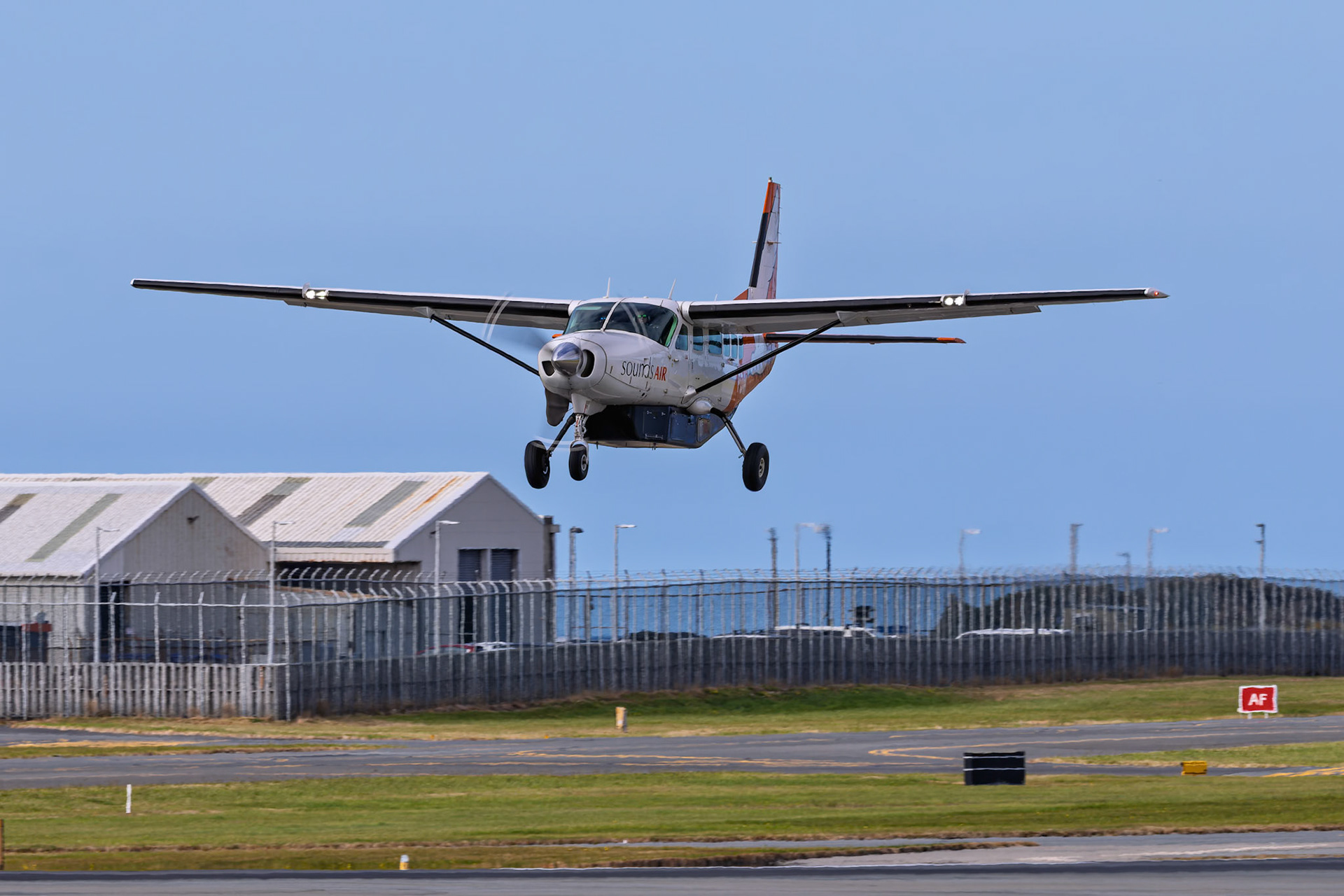 Sounds Air Cessna Caravan I [ZK-PDM] Departing from Coutts Street, New Zealand
