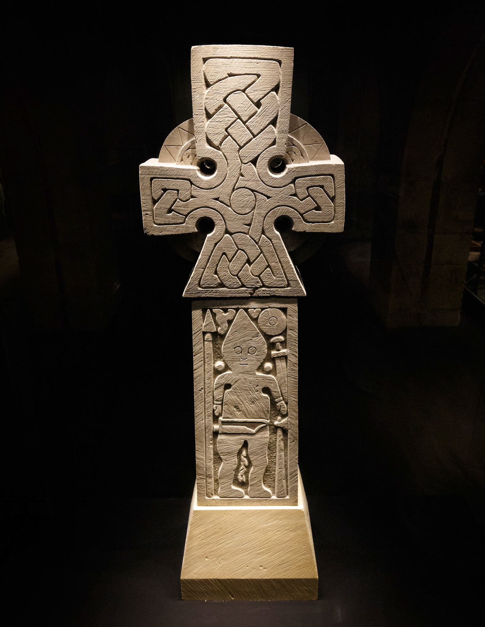 A replica of the Middleton Cross inside the York Minster in York, England