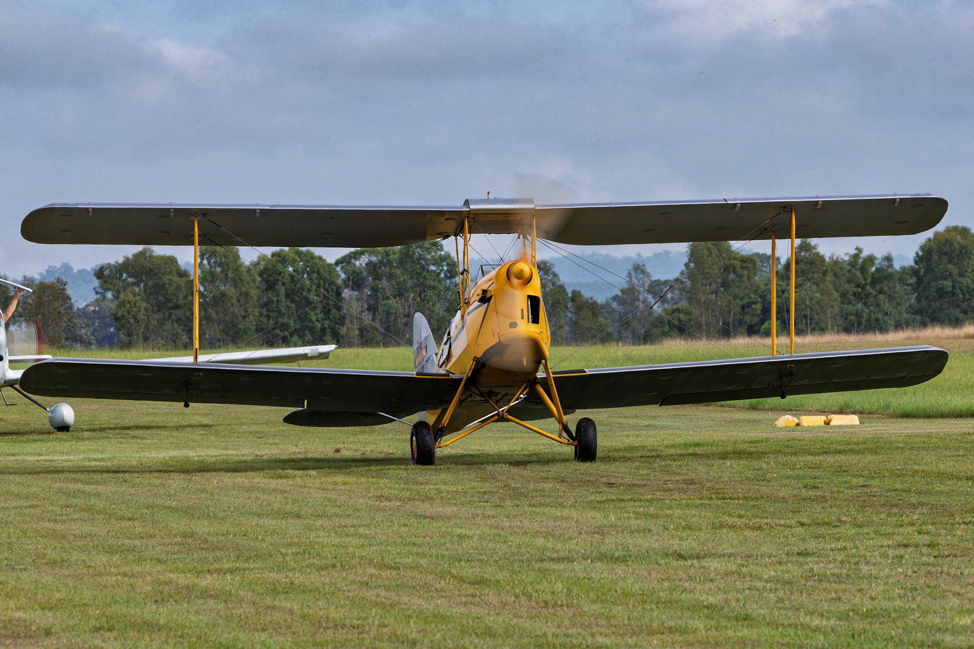 De Havilland DH-82 Tiger Moth [VH-AQN] at the breakfast flyin at Watts Bridge Memorial Airfield in Cressbrook, Australia