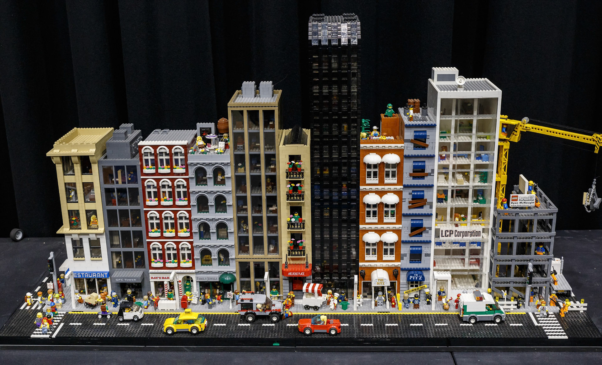 New York Lego Creation at the Brickman Experience at the Gold Coast, Australia