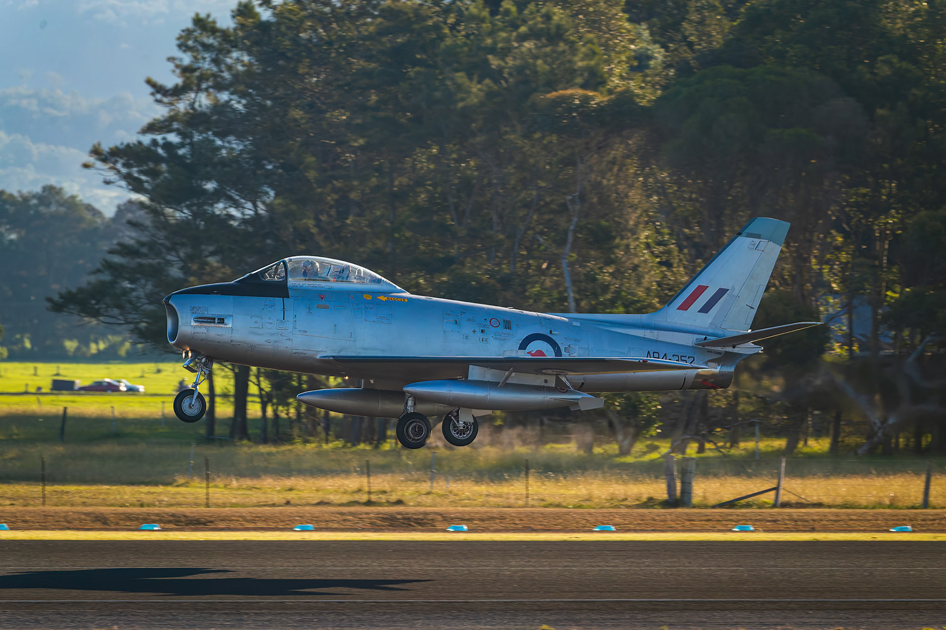 CAC CA-27 Sabre Mk.32 on show at Wings Over Illawarra 2018, Illawarra Regional Airport, Albion Park Rail, New South Wales, Australia