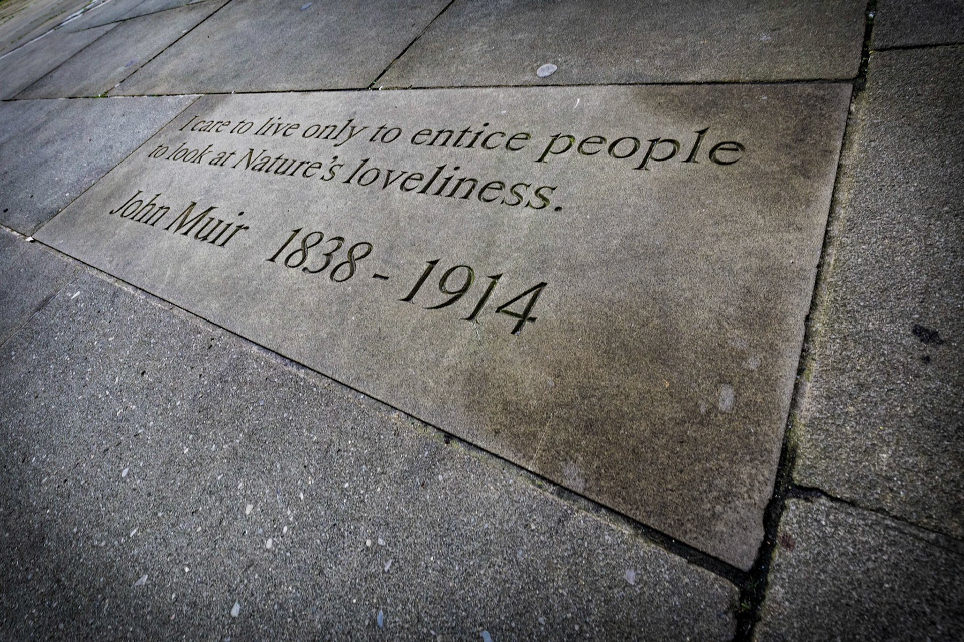 Pathway Quotes at the Writers Museum, Edinburgh Scotland