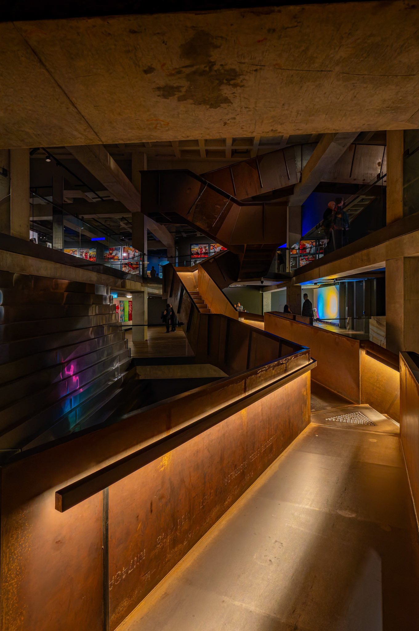 Inside Museum of Old and New Art (MONA) in Hobart, Tasmania