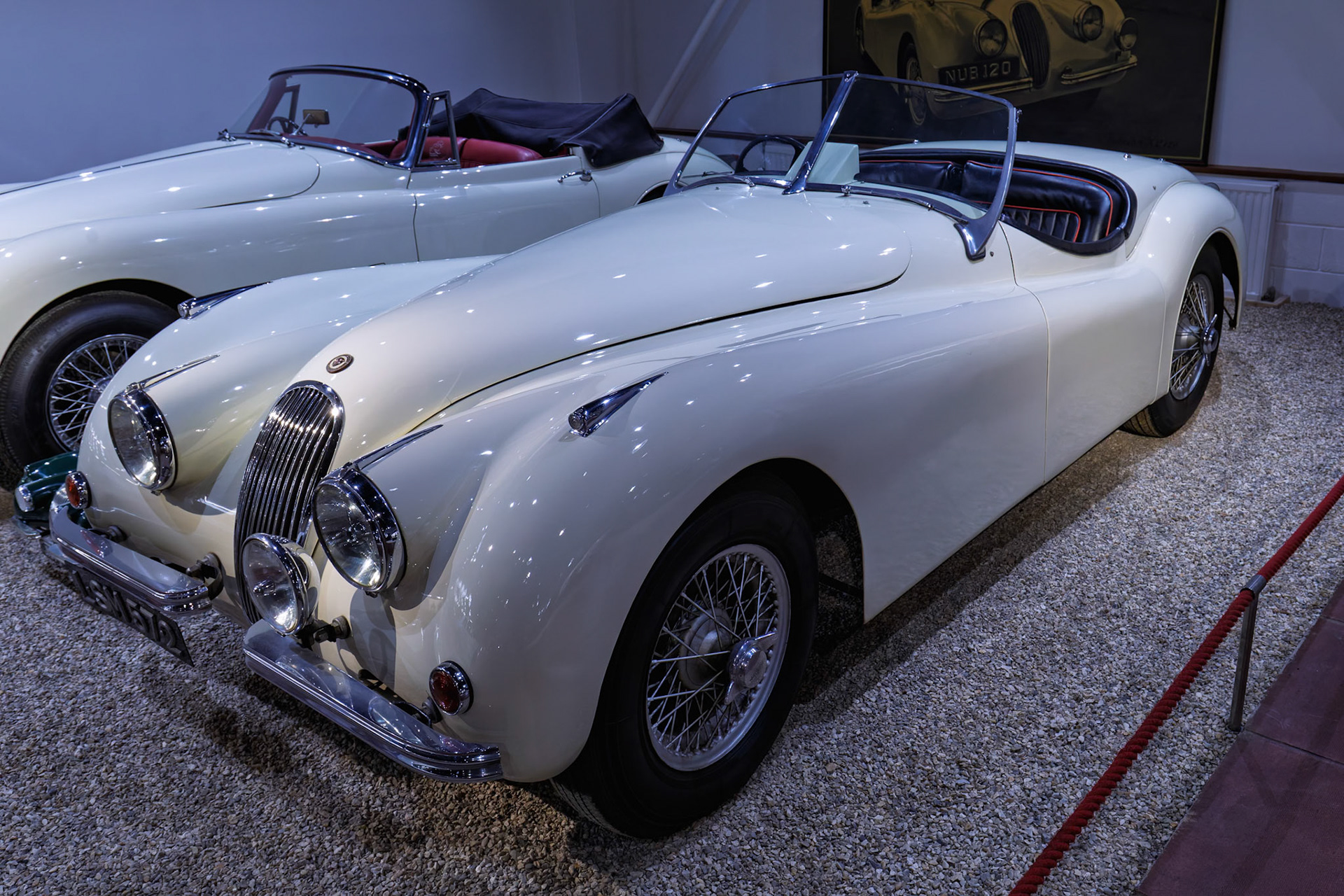 1951 Jaguar XK120 at the Haynes International Motor Museum in Somerset. England