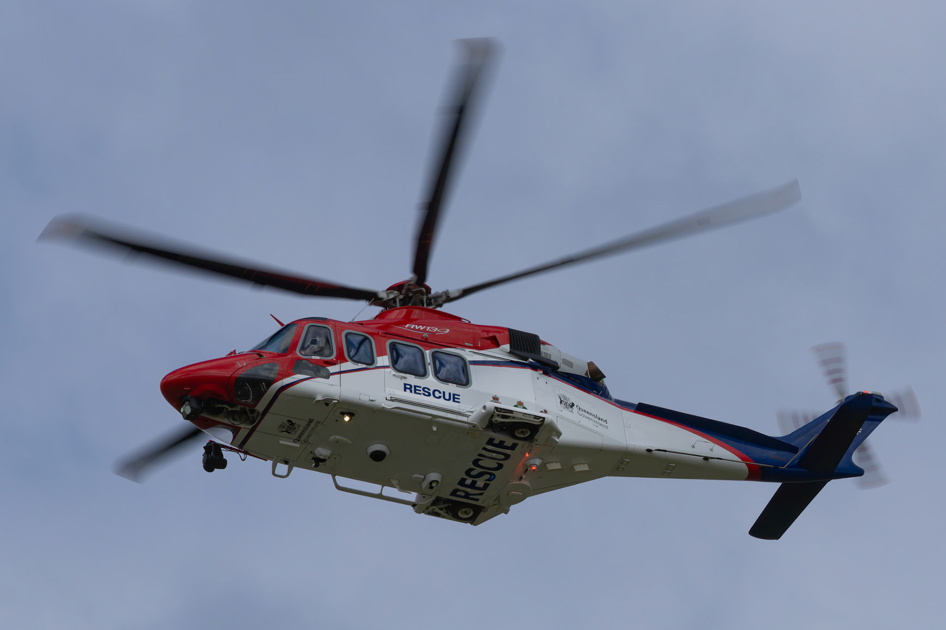 Agusta-Westland AW-139 - Rescue (VH-EGF) at Archerfield Airport, Australia