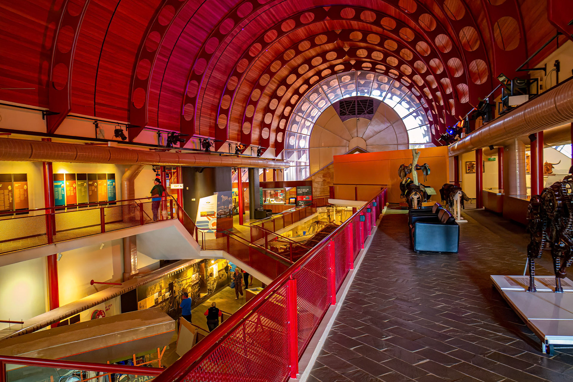 Inside the Stockmans Hall of Fame in Longreach, Australia