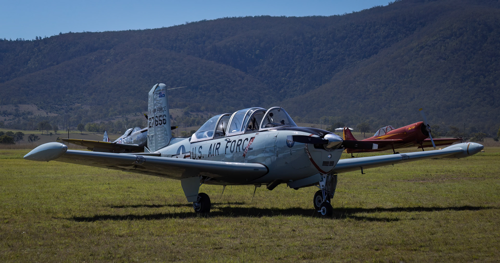 The T-34 Mentor at the Brisbane Valley Airshow 2016