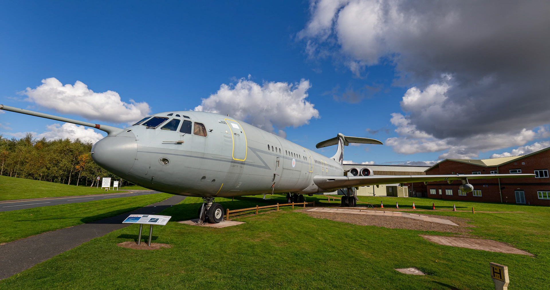 British Aircraft Corporation VC10 C1K on display at the Royal Air Force Museum Midlands in Cosford, United Kingdom
