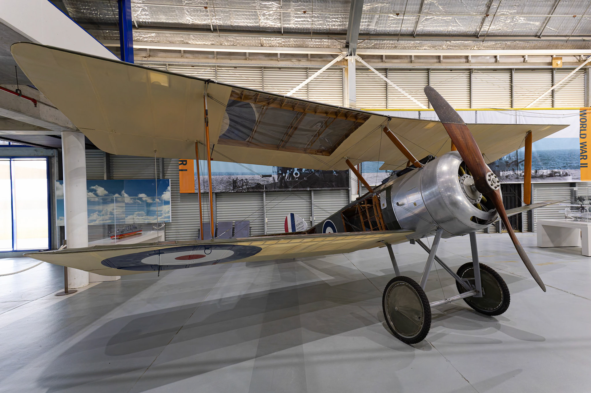 Sopwith Pup on display at the Fleet Air Arm Museum - HMAS Albatross in Nowra Hill, New South Wales, Australia