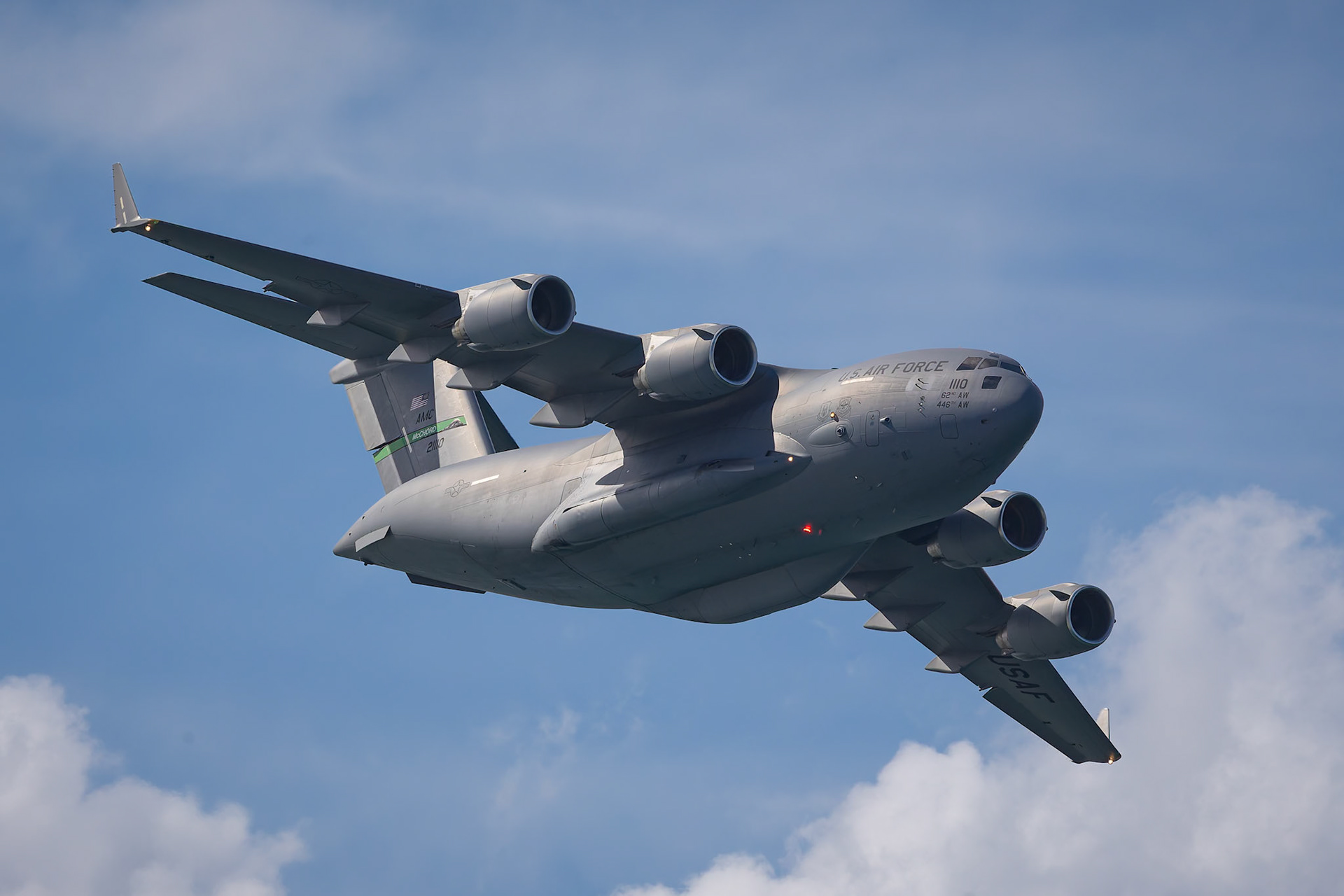 United States Airforce C-17 Display on display at the Pacific Airshow on the Gold Coast, Australia