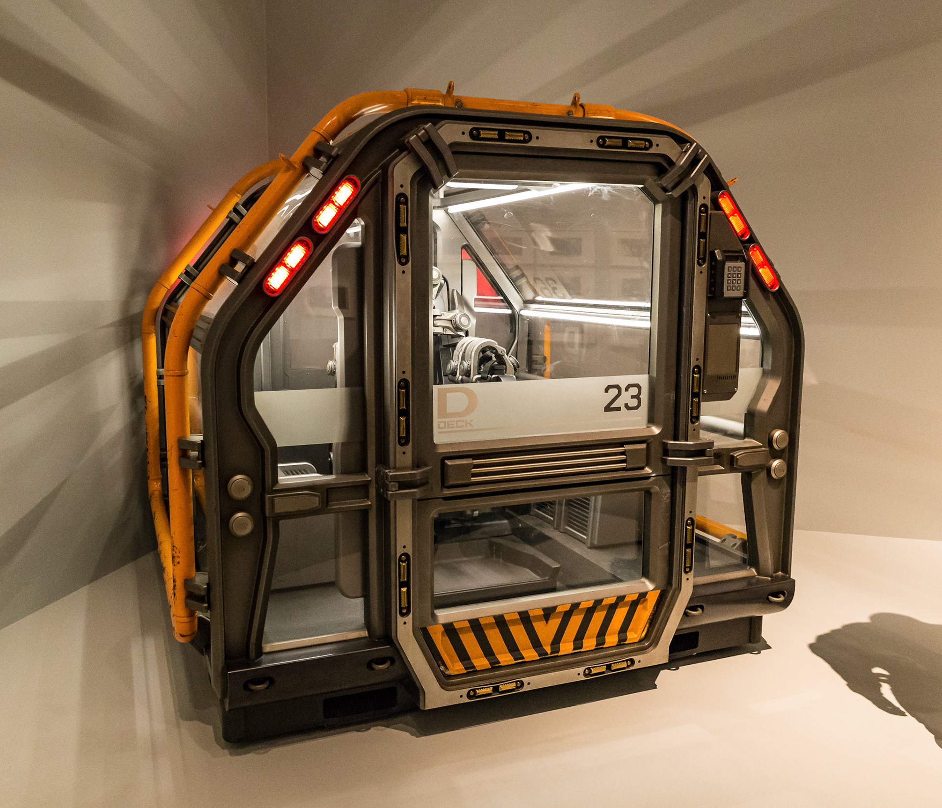 Avengers Prop display at GOMA for the Marvel Exhibition, Brisbane