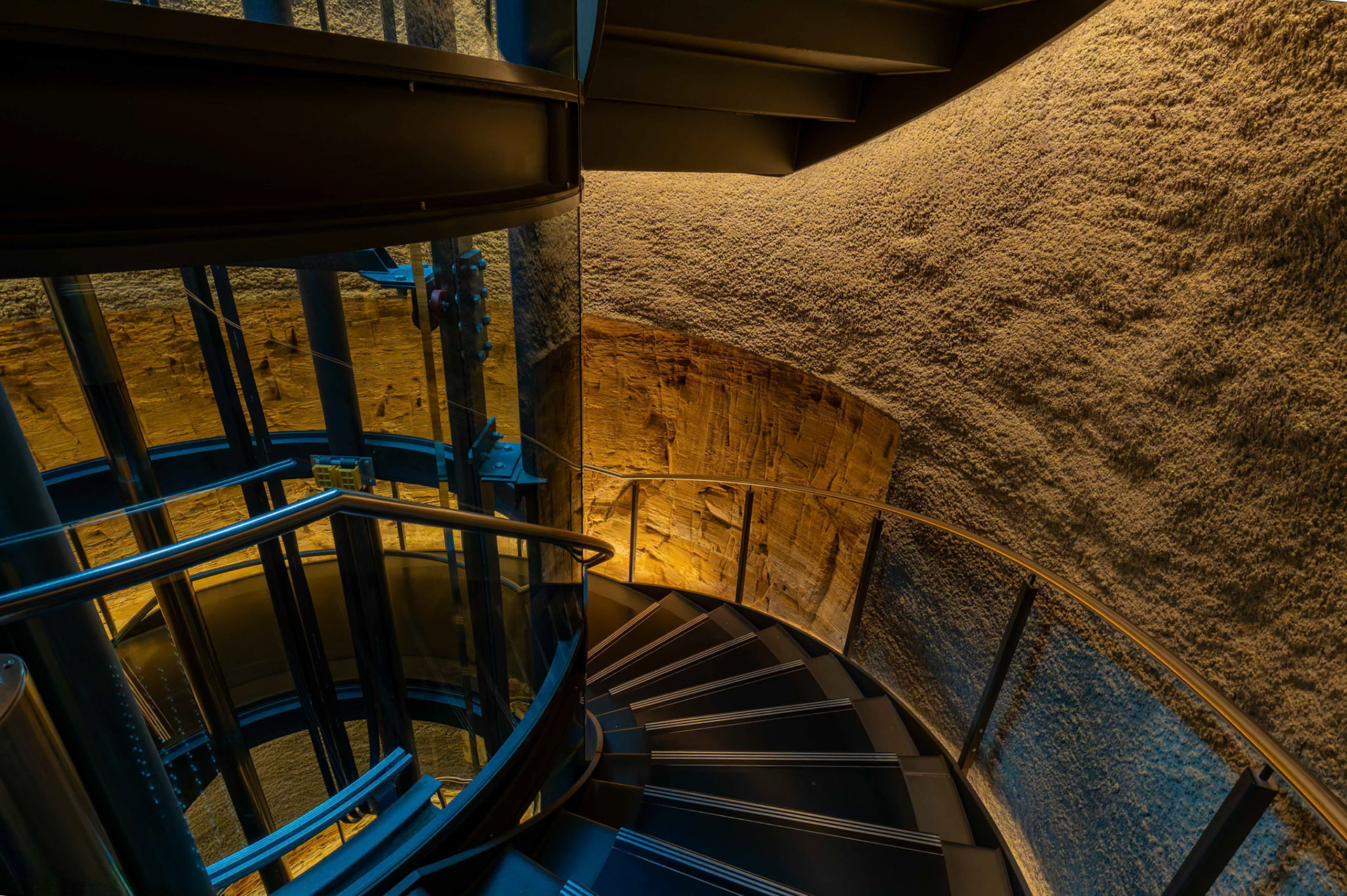 Inside Museum of Old and New Art (MONA) in Hobart, Tasmania