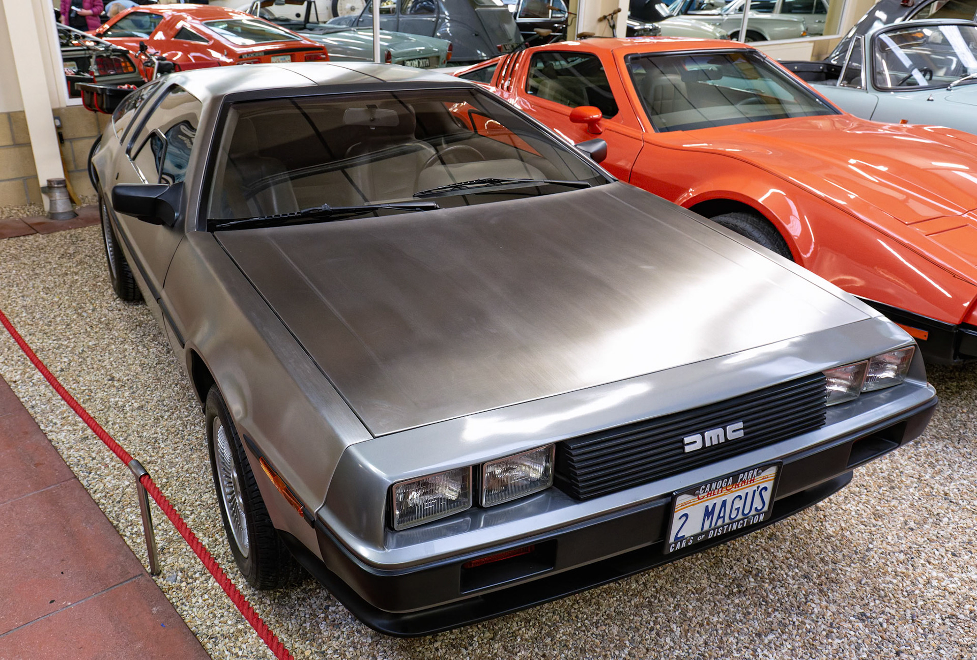 DeLorean DMC-12 at the Haynes International Motor Museum in Somerset. England