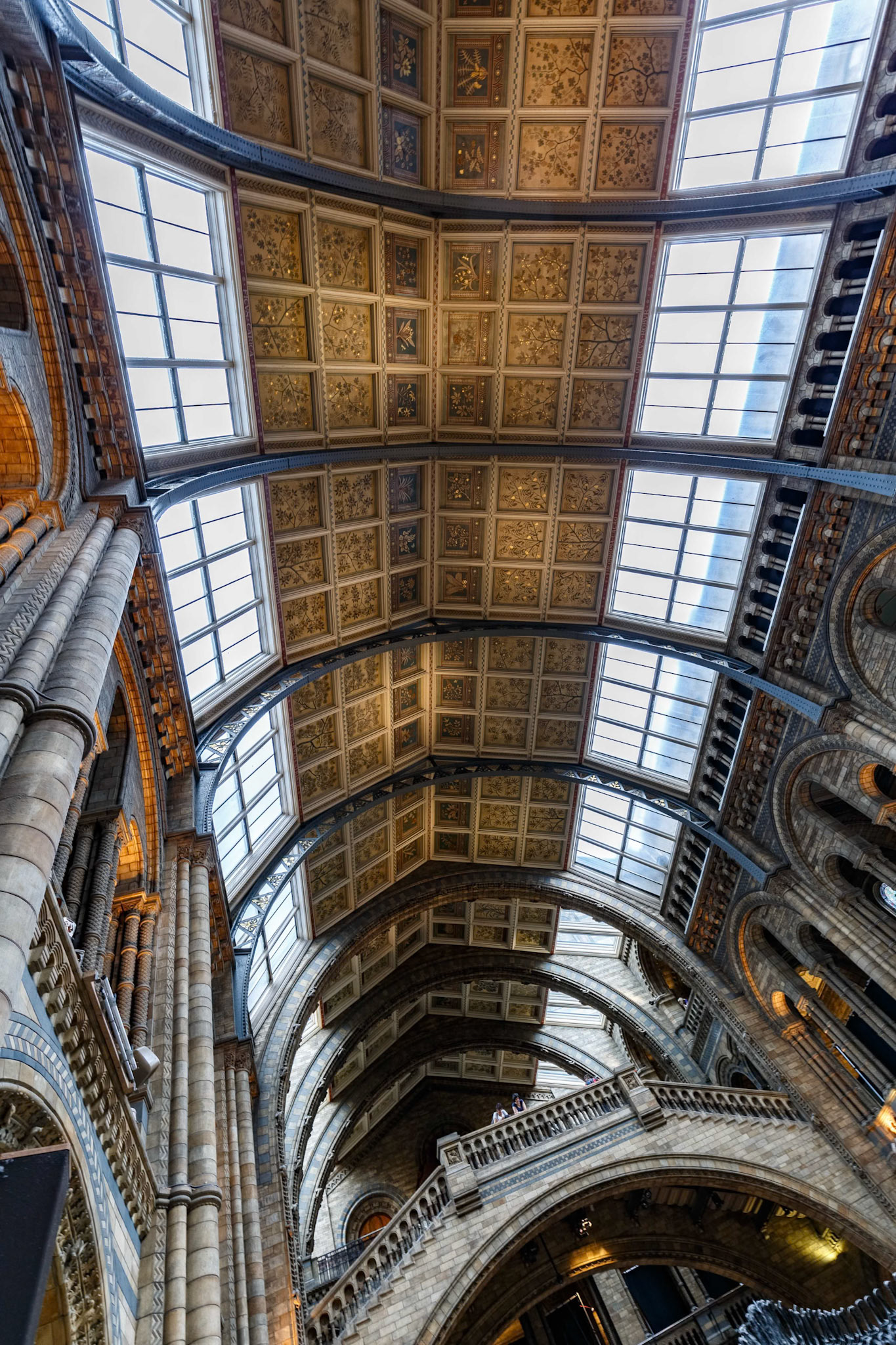 Inside the Natural History Museum in London, England