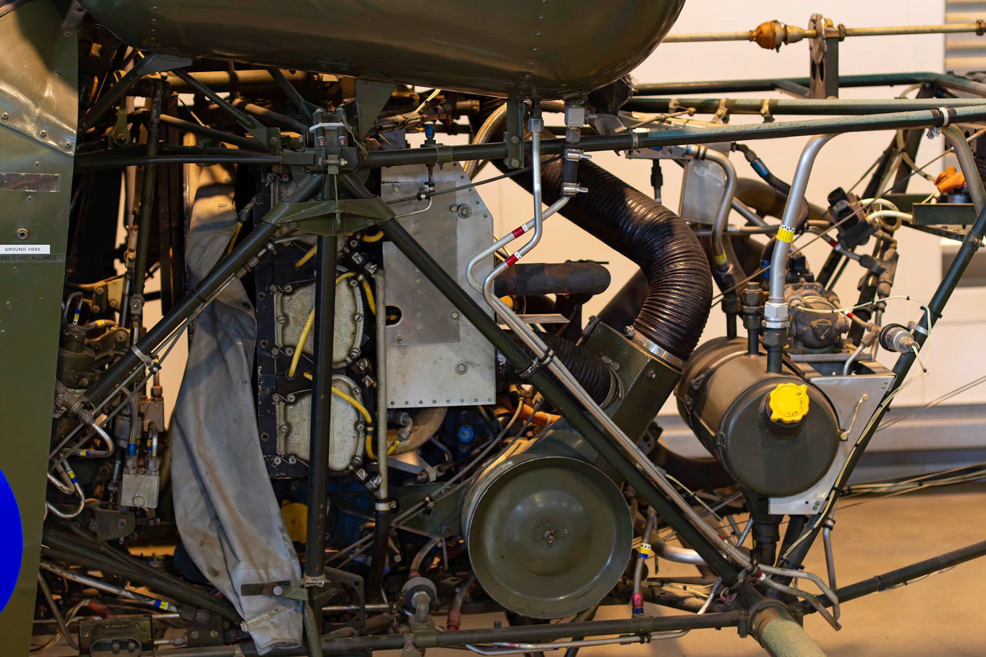 Bell 47 Sioux on display at the Museum of Australian Army Flying in Oakey, Australia