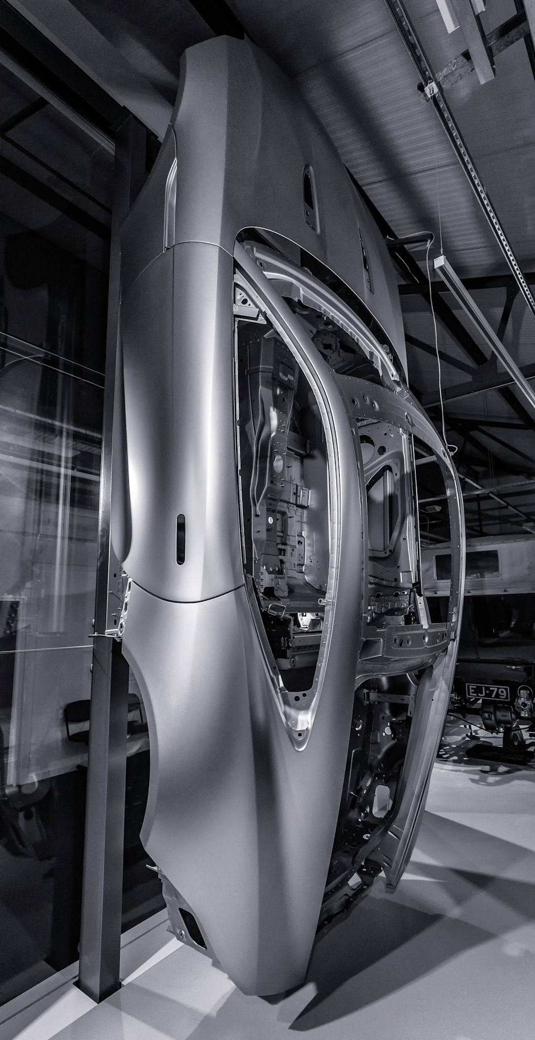 Jaguar F-Type Coupe Body at the Coventry Transport Museum in Coventry, England