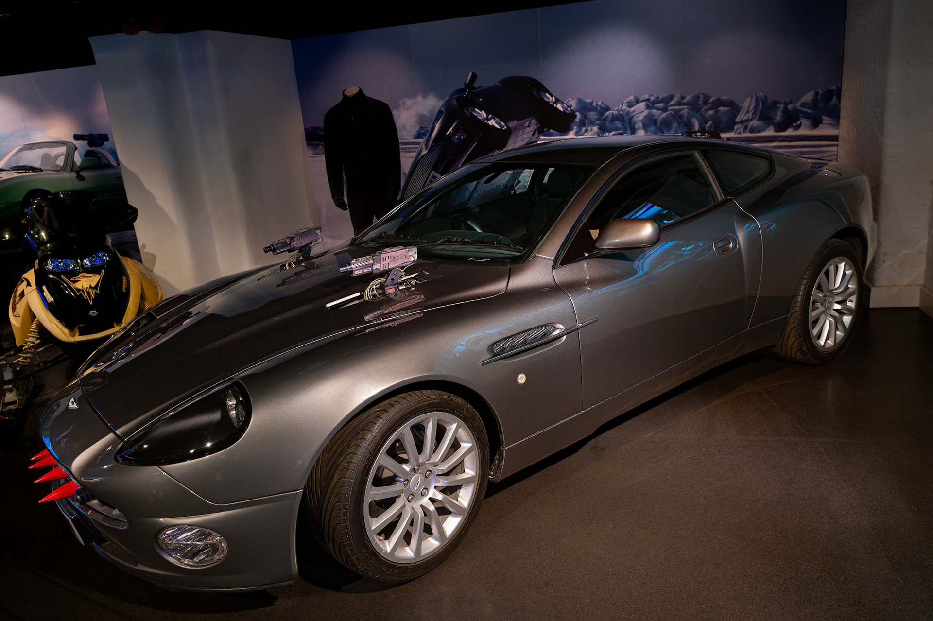 Aston Martin V12 Vanquish from "Die Another Day", Bond in Motion in London, England