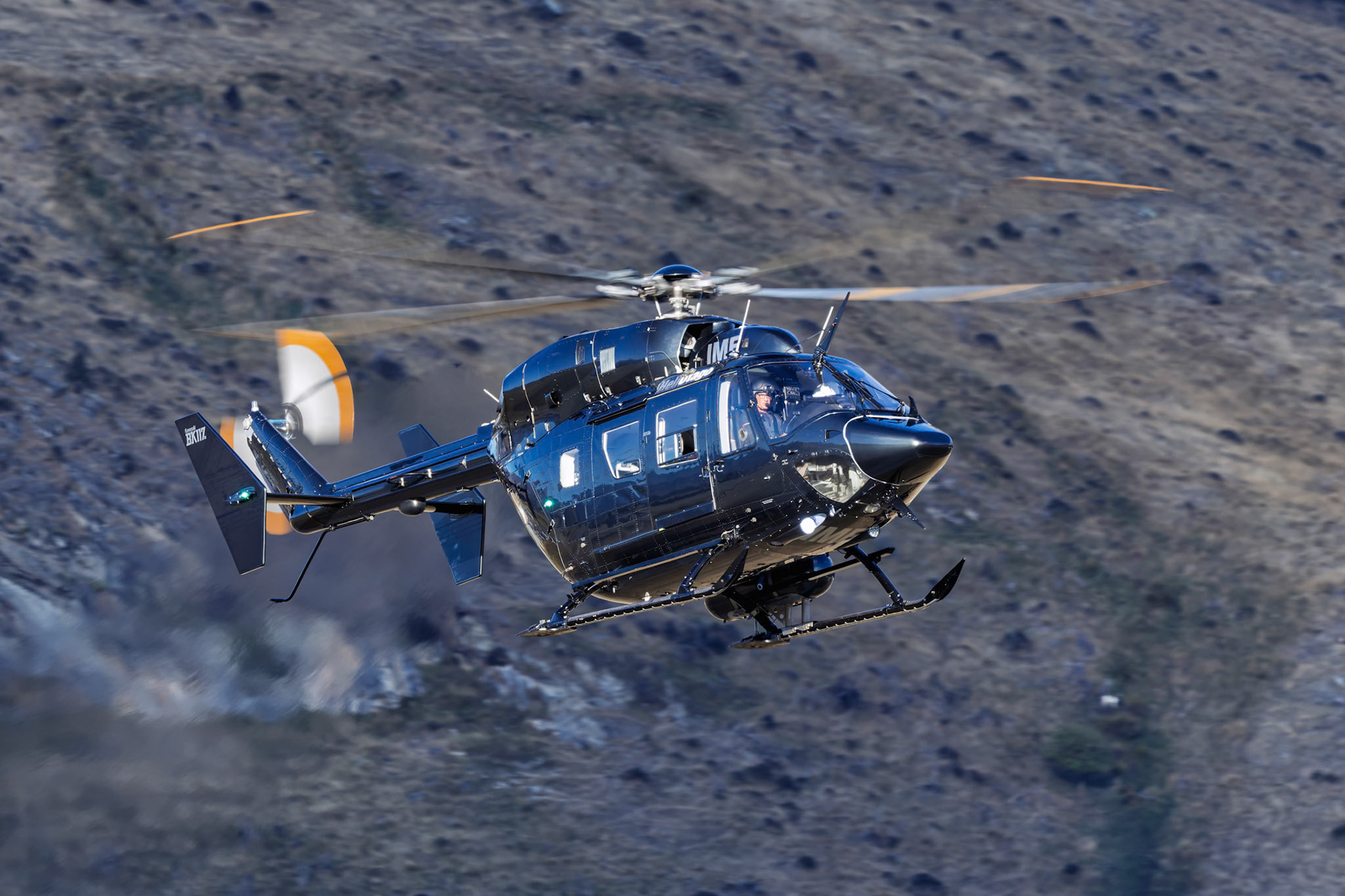 Helicopters Otago MBB-Kawasaki BK117 B-2 [ZK-IME], from Queenstown Airport, New Zealand