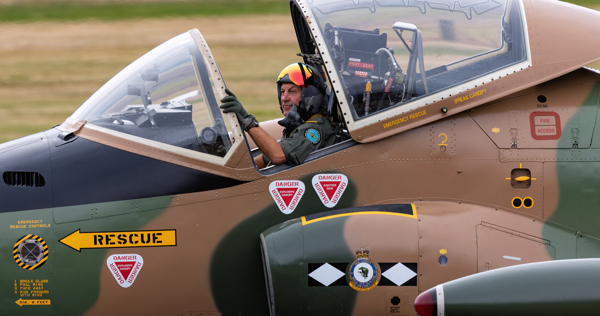 BAC 167 Strikemaster Mk.88 [ZK-BAC] on display at Warbirds over Wanaka, New Zealand