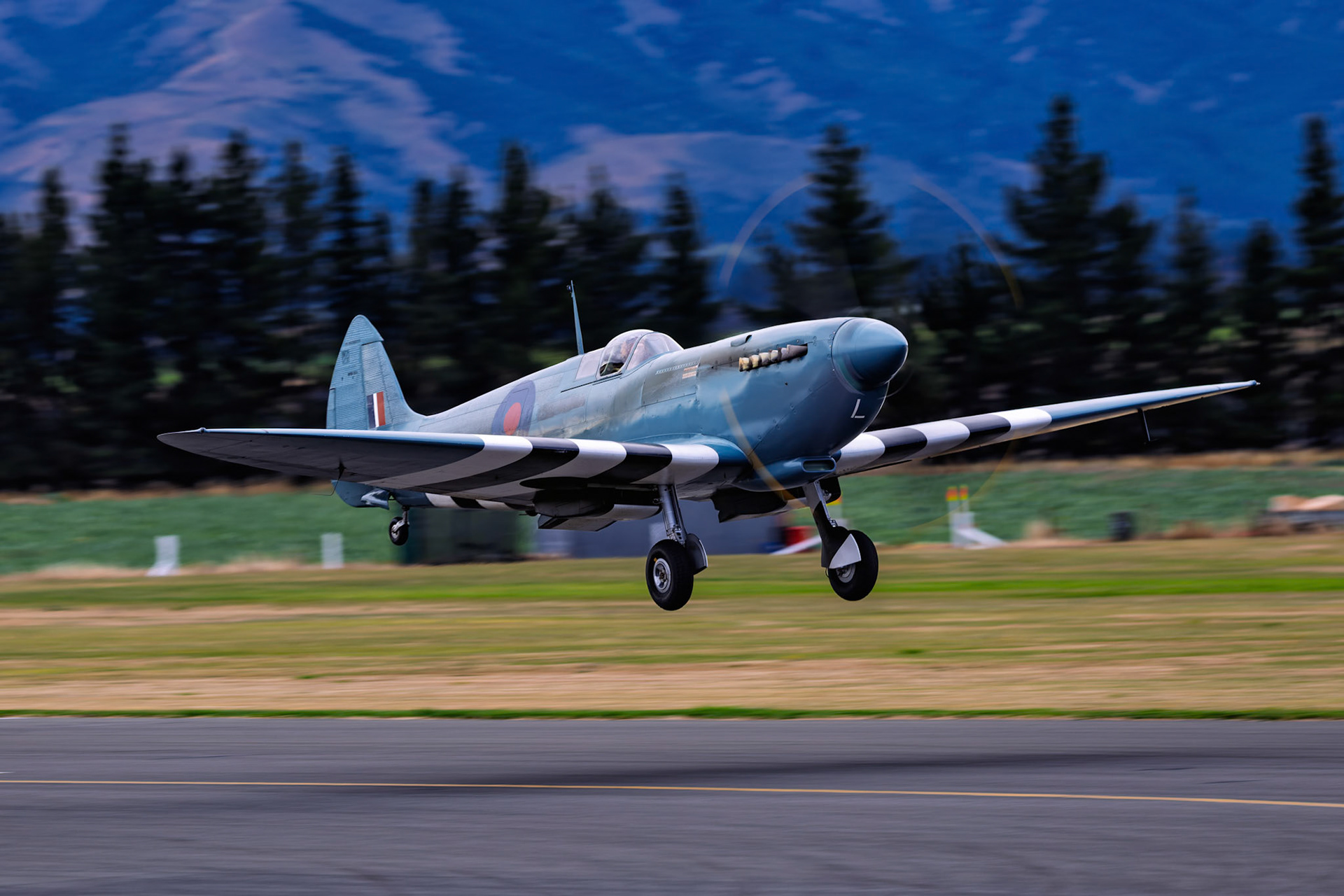 Supermarine Spitfire PR-XI [PL983] on display at Warbirds over Wanaka, New Zealand