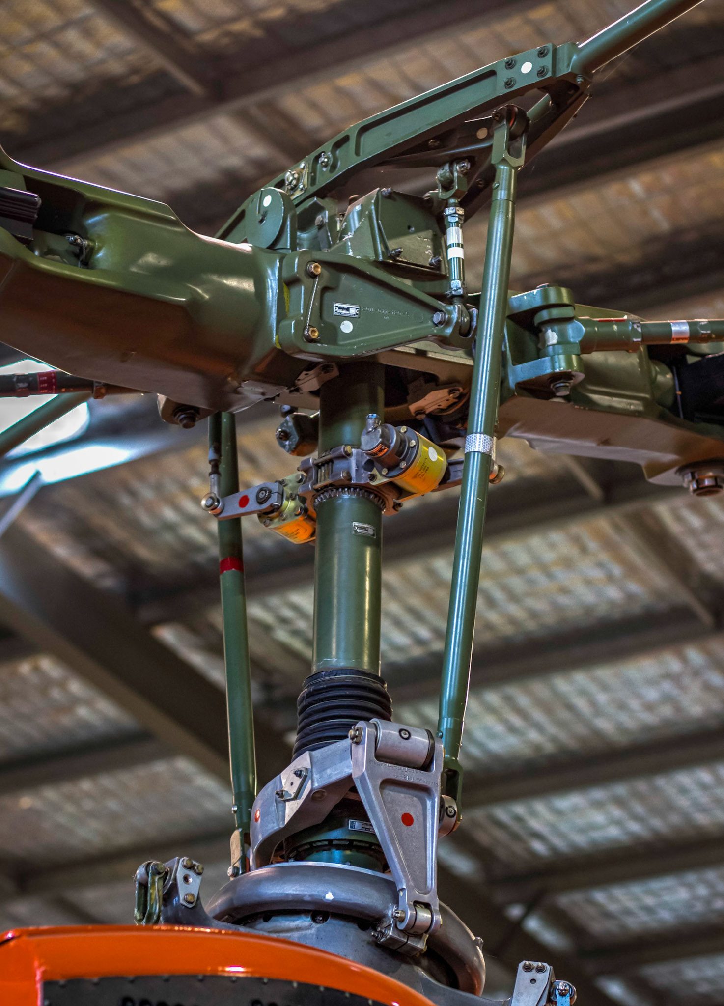 The 171 Operational Support Squadron Huey on display at the Museum of Australian Army Flying in Oakey, Australia