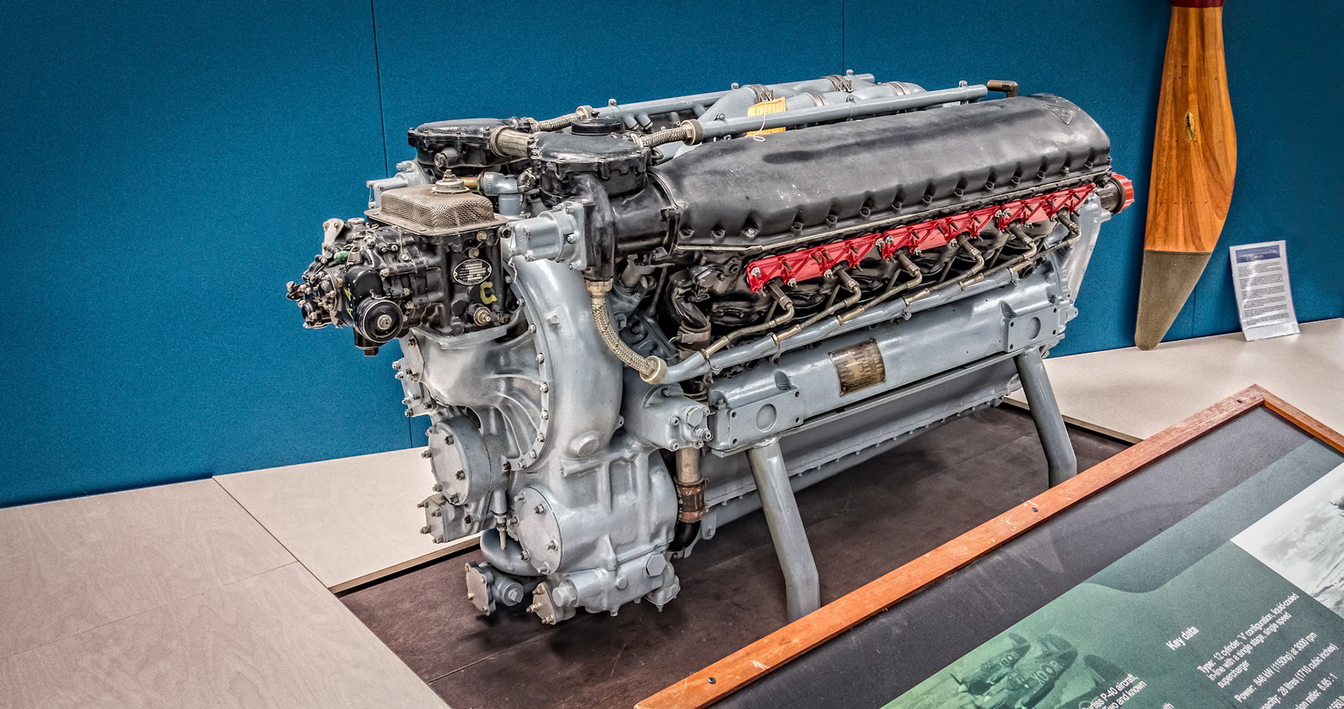 Allison V-1710-039 on display at Warbirds and Wheels in Wanaka, New Zealand