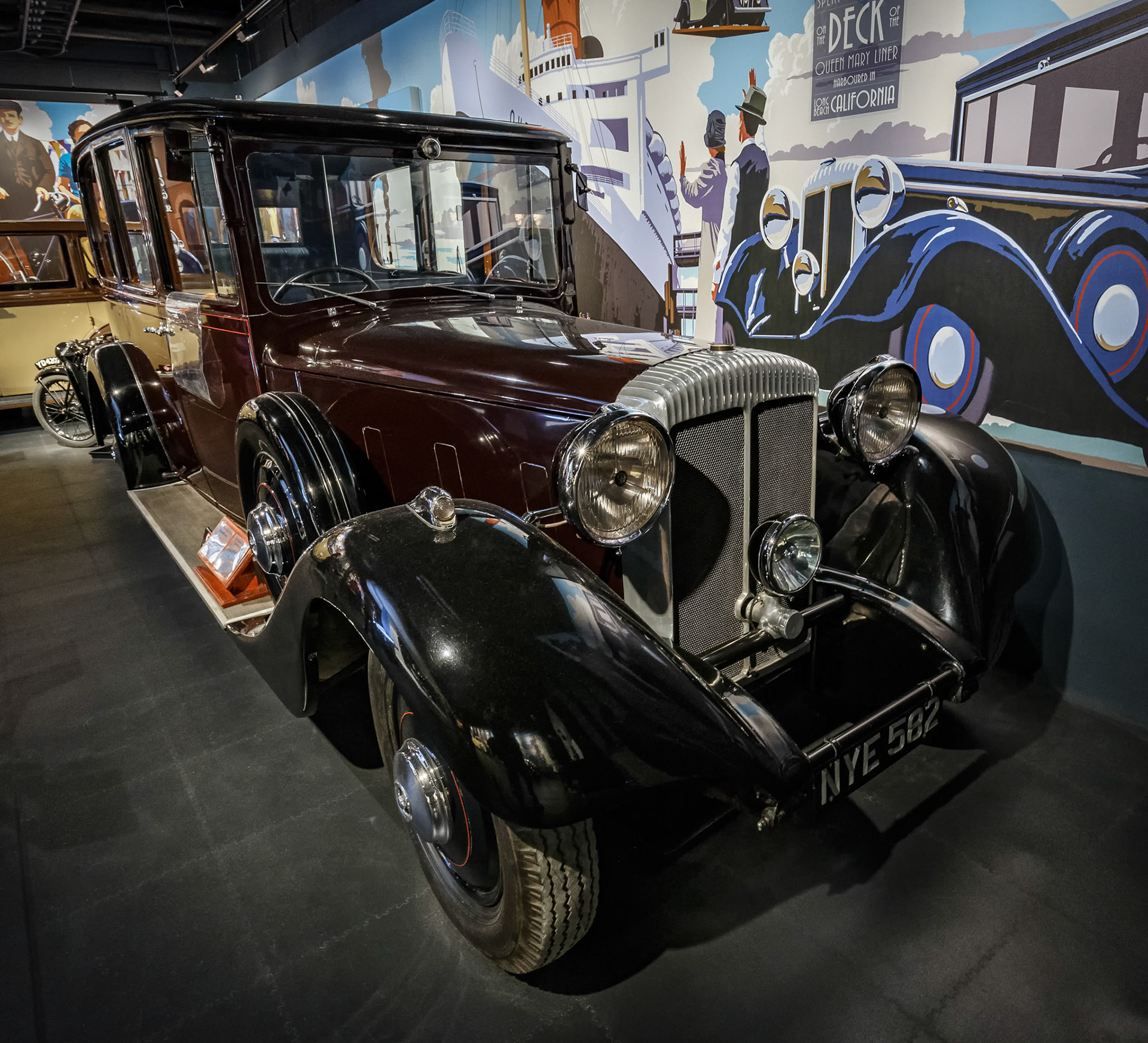 1935 Queen Mary's Daimler at the Coventry Transport Museum in Coventry, England