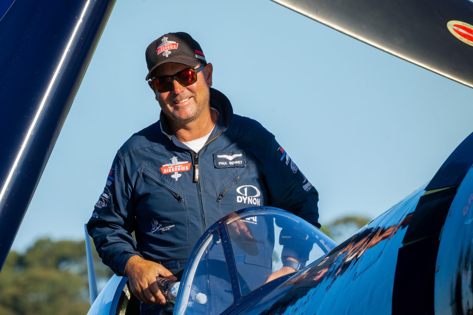 Paul Bennet preparing the Vought Corsair F4U-1D [VH-NQW] in Preparation for the Barrington Coast Airshow in Taree, New South Wales, Australia. 8th of November, 2024