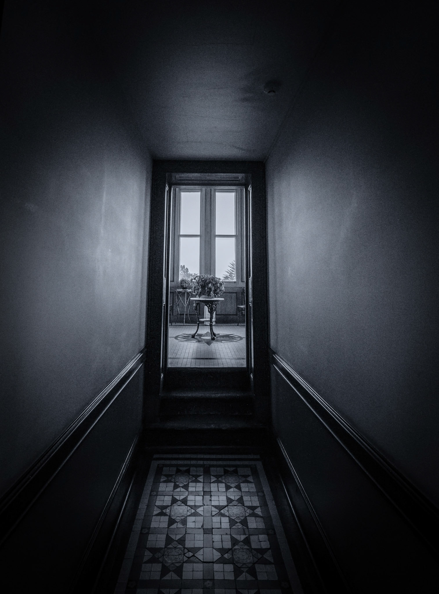 Inside the Larnach Castle in Dunedin, New Zealand