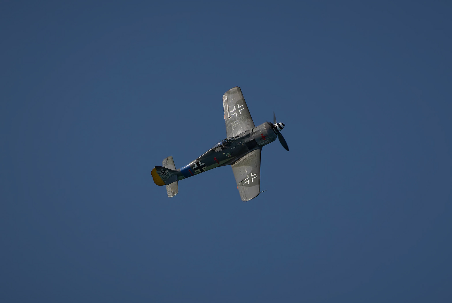 A Focke Wulf 190 on Display at the Pacific Airshow on the Gold Coast, Australia