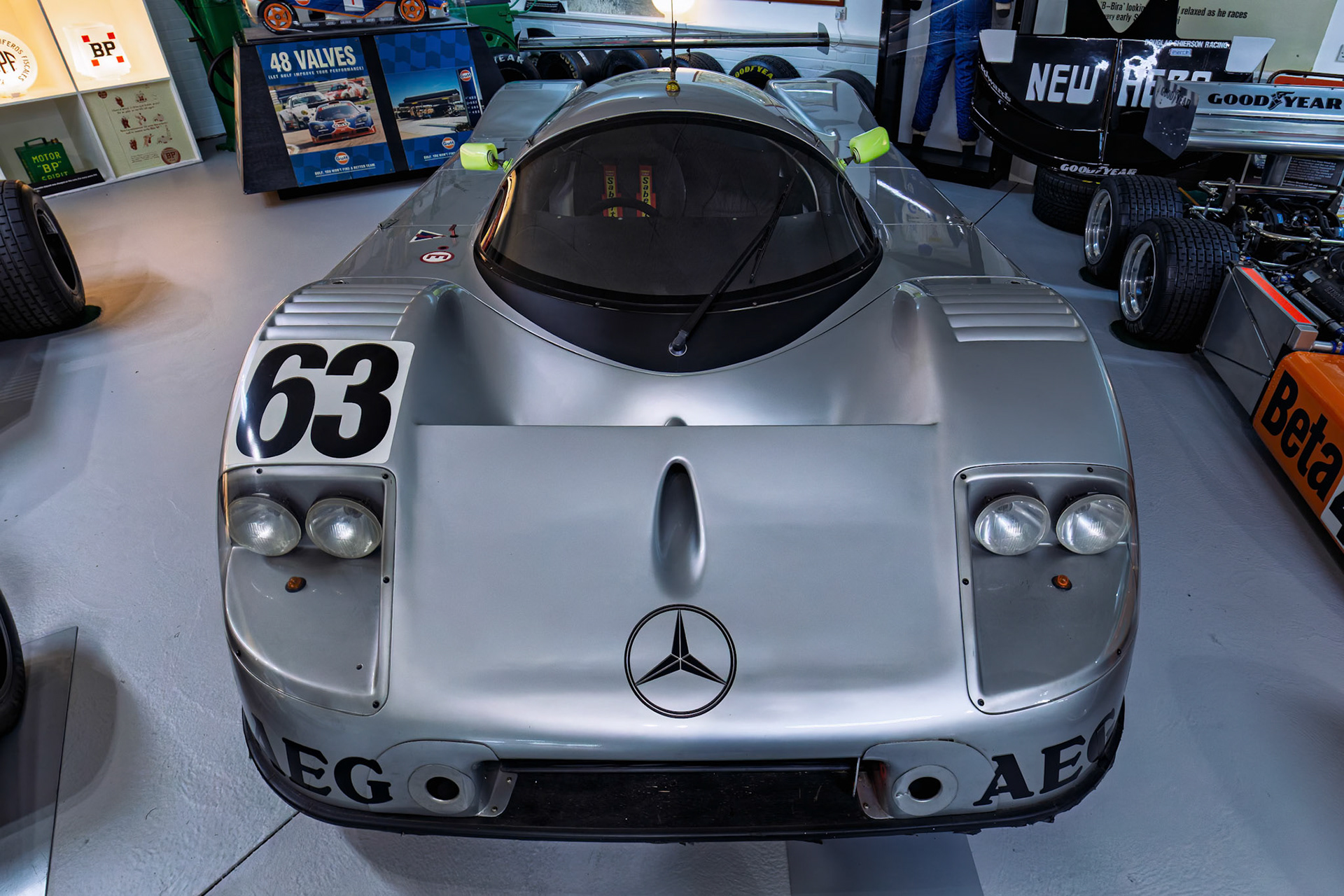 1987 Sauber Mercedes C9 at Donington Park Museum, England
