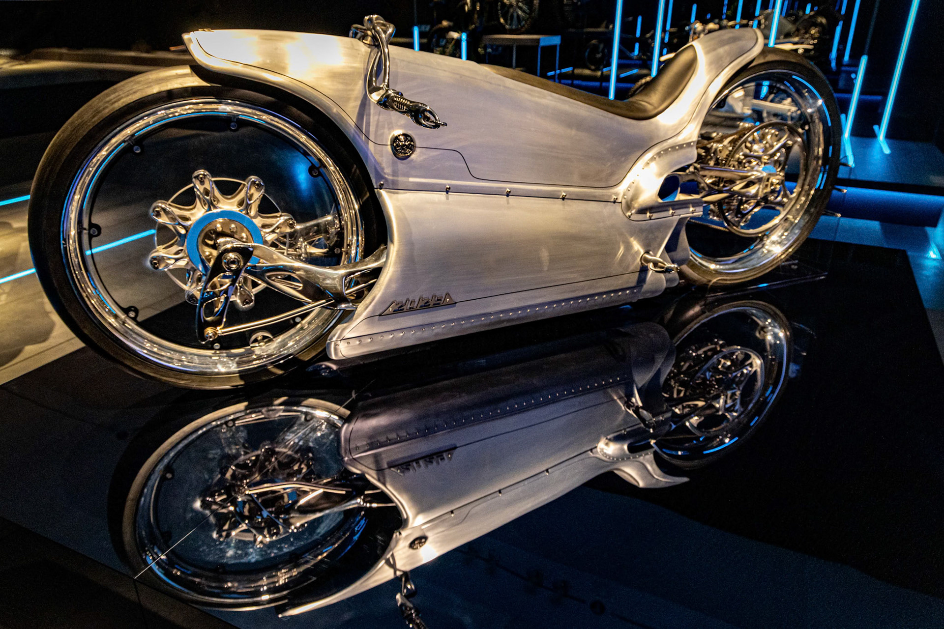2019 Fuller Moto 2029 in the Exhibition The MotorCycle at GOMA in Brisbane, Australia
