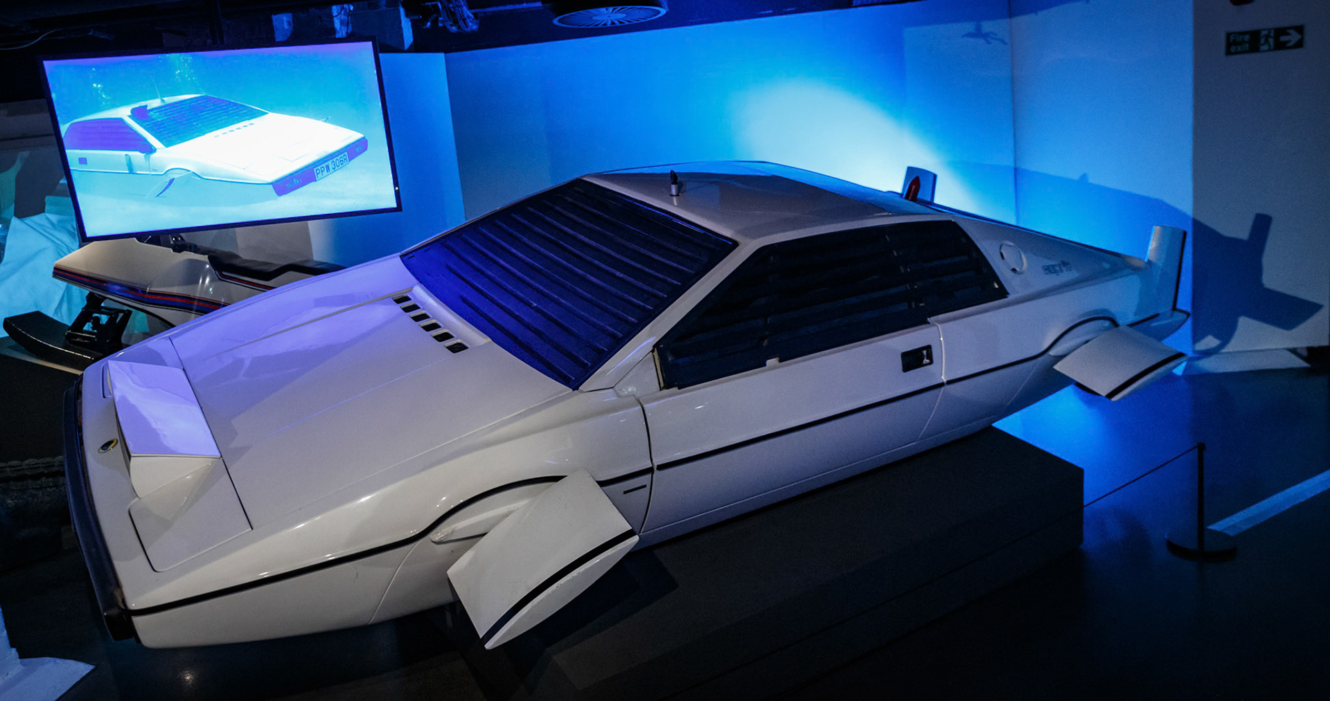 Lotus Esprit S1 from "The Spy Who Loved Me", Bond in Motion in London, England
