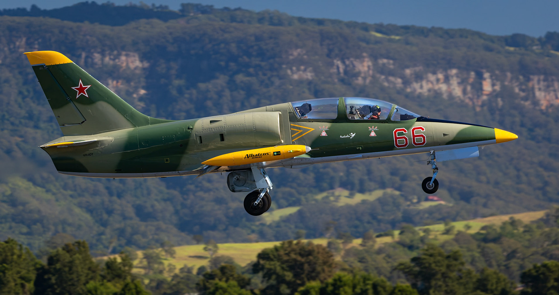 L-39C Albatros on show at Wings Over Illawarra 2018, Illawarra Regional Airport, Albion Park Rail, New South Wales, Australia
