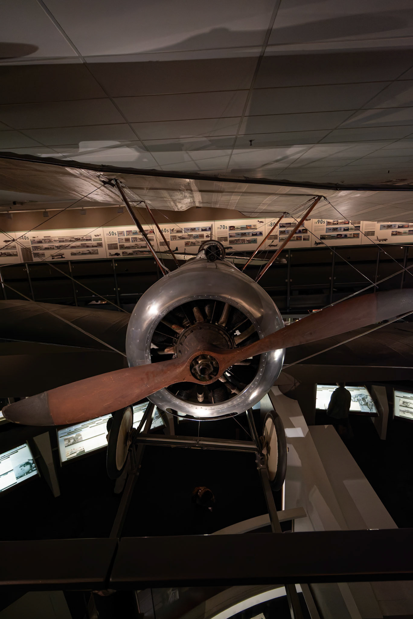 Sopwith Pup on display at the Air Force Museum of New Zealand in Christchurch, New Zealand.