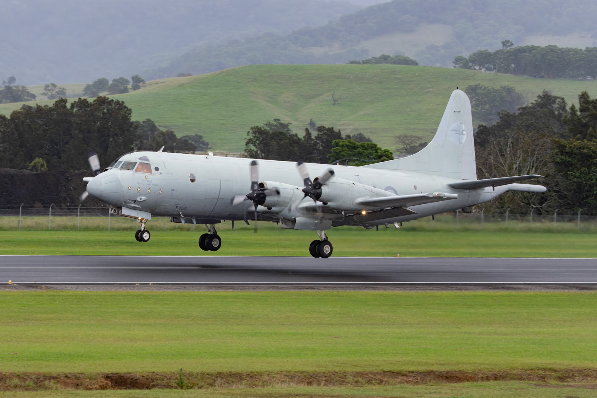 Lockheed AP-3C Orion from the Historical Aircraft Restoration Society on display at the Shellharbour Airport, during the Airshows Downunder Shellharbour, New South Wales, Australia.