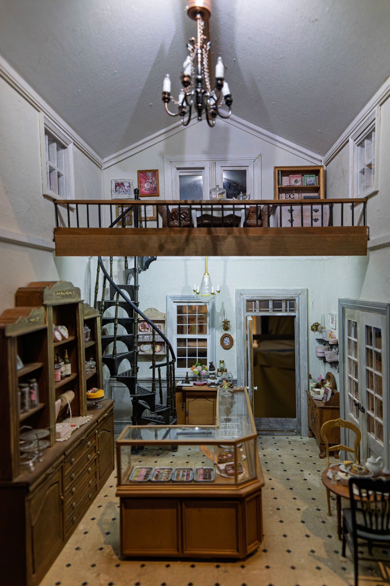 Miniature display at Small Worlds Miniature Museum in Tokyo, Japan