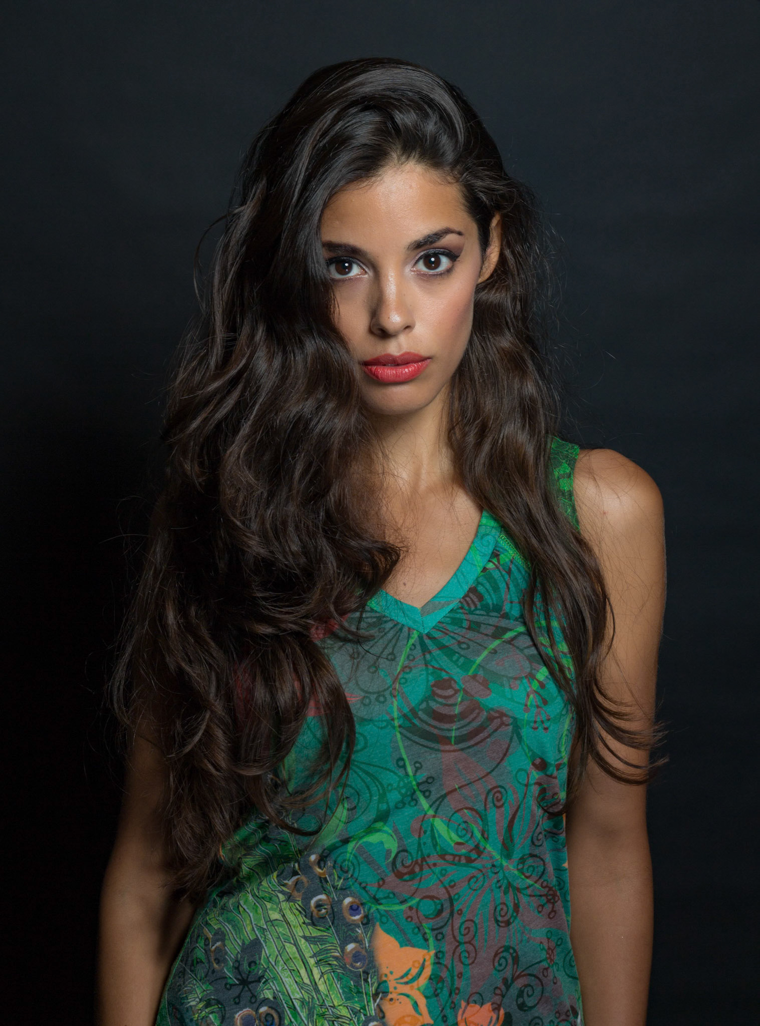 Model during the DCW Studio Lighting Workshop